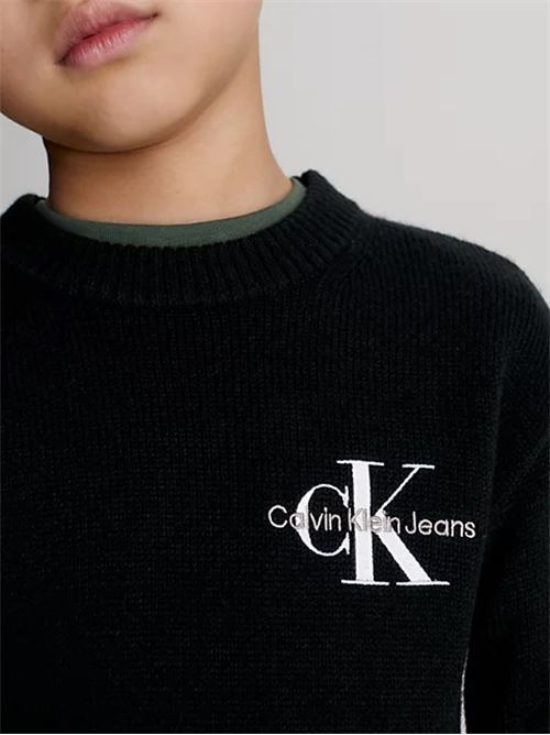 ess monogram sweat CALVIN KLEIN JEANS | IB0IB01871BEH